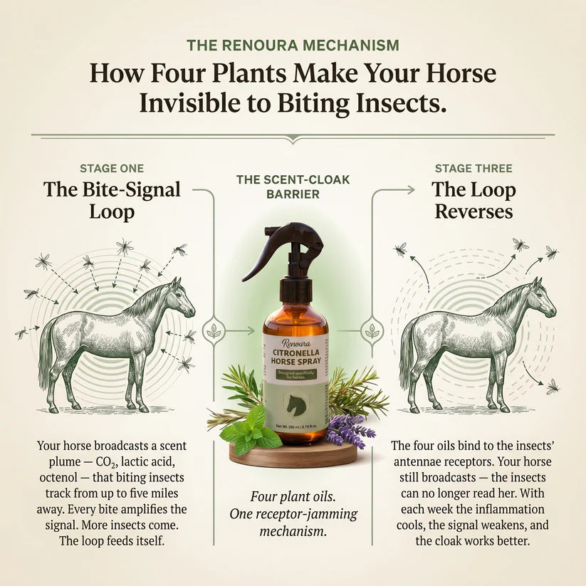 Renoura Horse & Pony Bug Repellent Spray