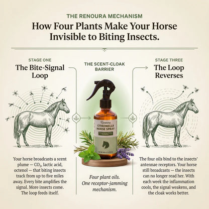 Renoura Horse & Pony Bug Repellent Spray